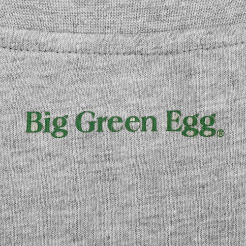Big Green Egg T-Shirt - Lets create - Grau/Grün