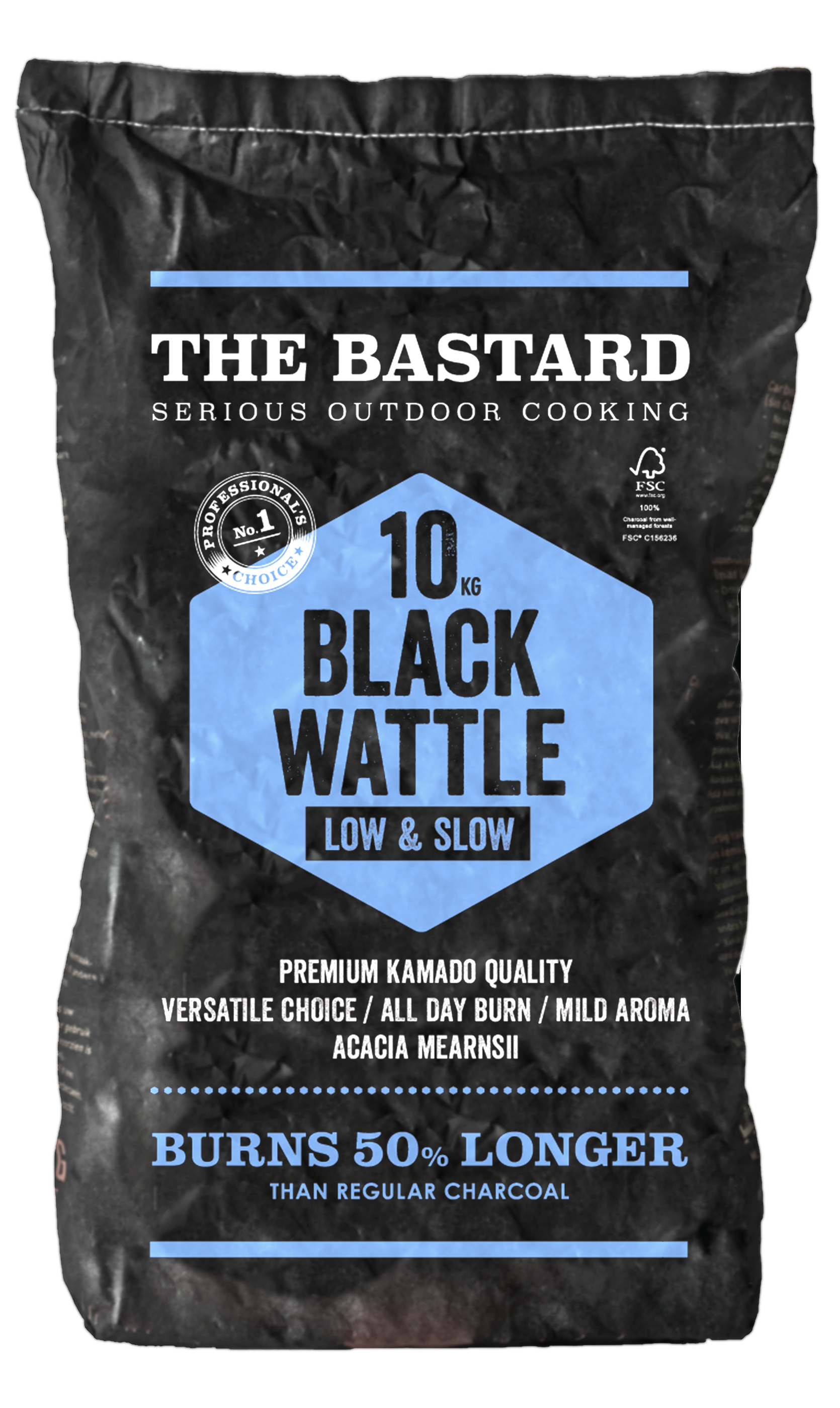 The Bastard Holzkohle Black Wattle 10 kg