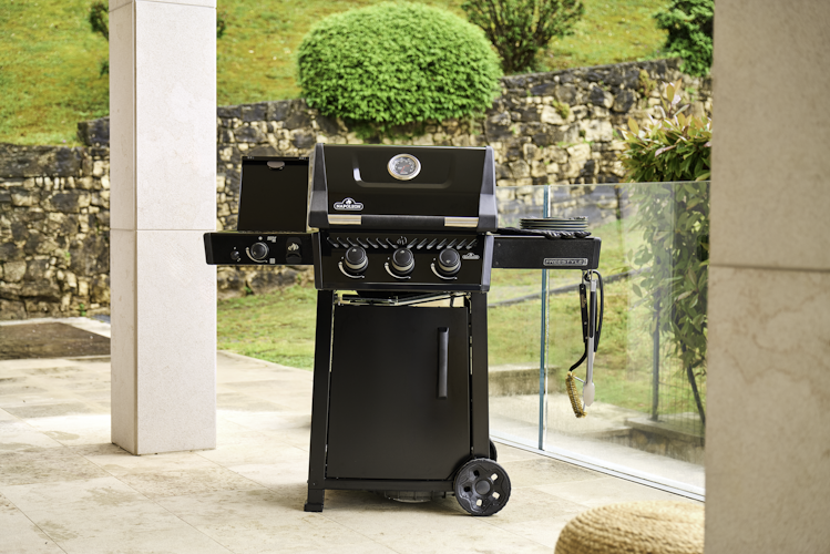 Napoleon Freestyle PRO 365, 3 Hauptbrenner, SIZZLE ZONE Seitenbrenner und Tür, Schwarz