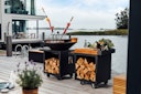 Vorschaubild OFYR Mise en Place Table Black 65 PRO Teakholz