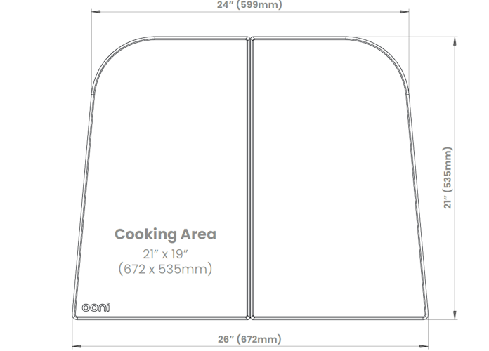 Ooni Pizzaofen Koda 2 Max 24" mit gratis Abdeckung