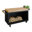 Vorschaubild OFYR Mise en Place Table Black 135 PRO Teakholz