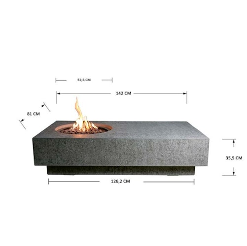 Gardenforma Gas Feuerstelle Ubinas