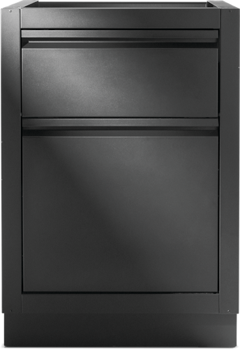 Napoleon Outdoorküche OASIS Mülleimerschrank mit Küchenrollenhalter, mattschwarz