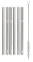 WMF Glastrinkhalme 6tlg. 150 mm inkl. Bürste