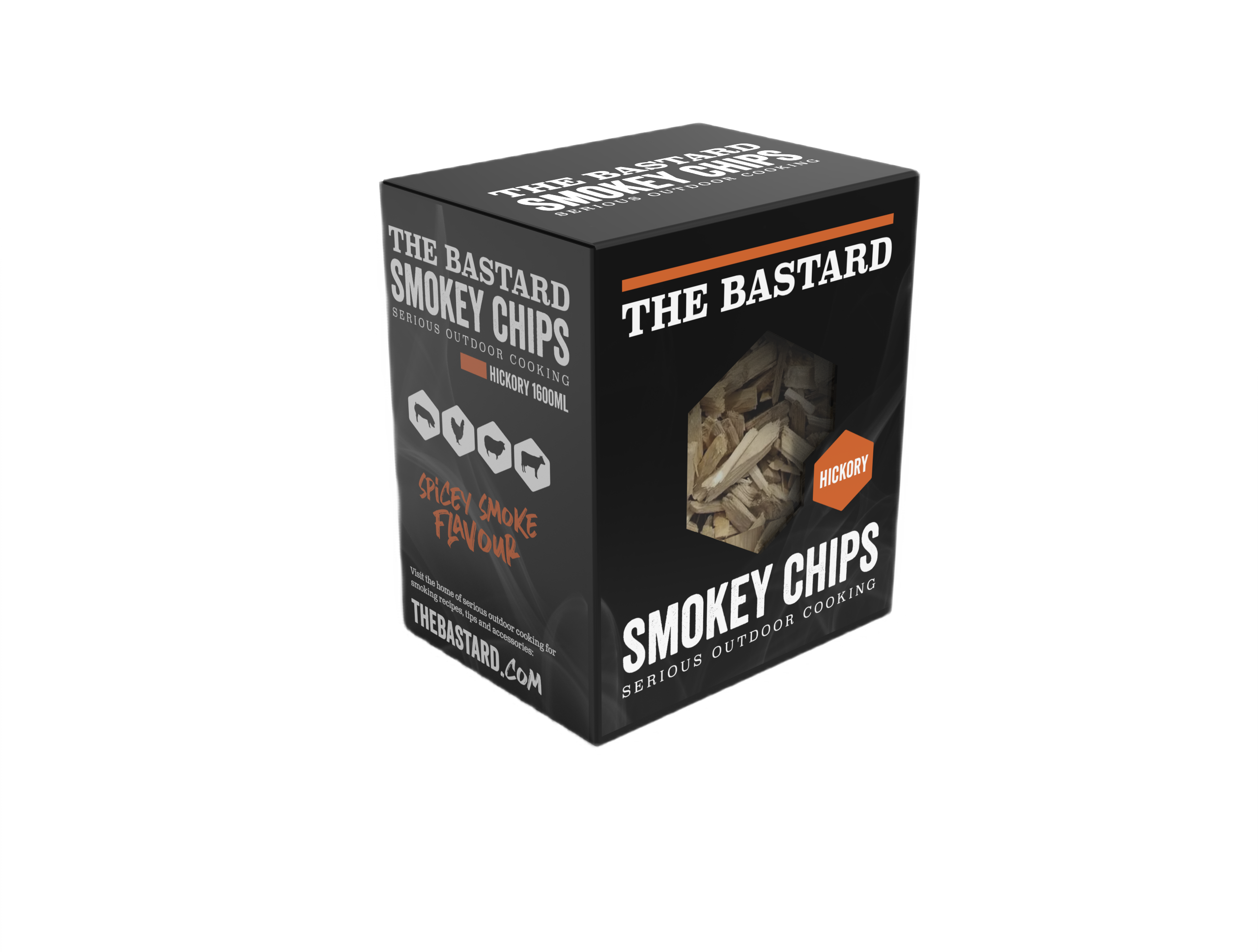 The Bastard Räucherchips Hickory 500 g