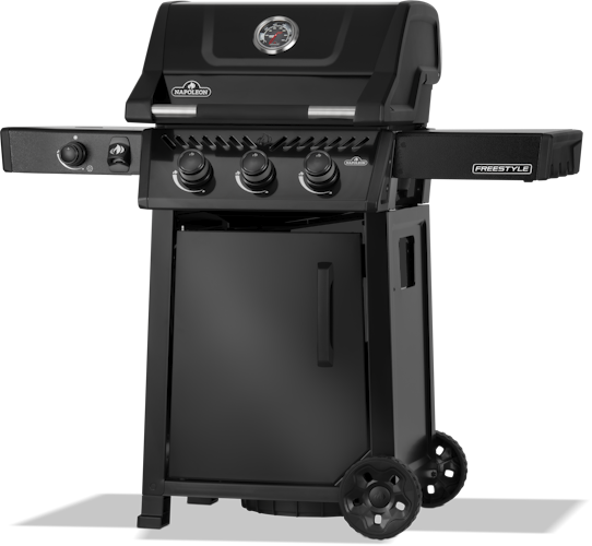 Napoleon Freestyle 365, 3 Hauptbrenner, Seitenbrenner und Tür, Schwarz