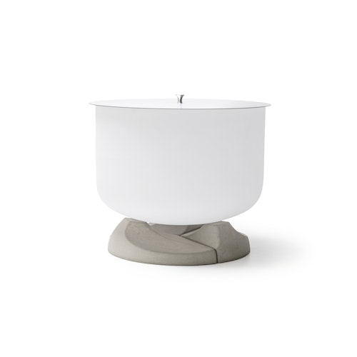 QFlame Feuerschale Set Ethanol Concrete