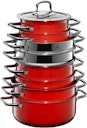 Vorschaubild WMF Topf-Set Fuisontec Compact Red 3-tlg.