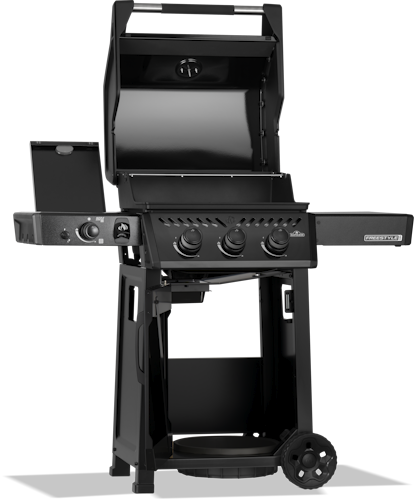 Napoleon Freestyle PRO 365, 3 Hauptbrenner, SIZZLE ZONE Seitenbrenner und Tür, Schwarz