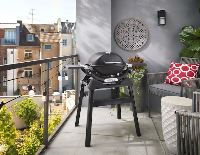 Weber Q1200N Gasgrill mit Stand - Black