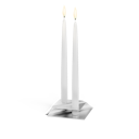 Vorschaubild höfats Kerzenhalter-Set SQUARE CANDLE silber 4 Stück
