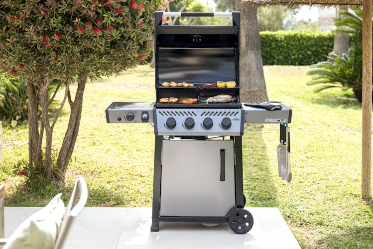 NAPOLEON Gasgrill FREESTYLE 425, 4 Hauptbrenner, mit Sizzle Zone Seitenbrenner, Graphit