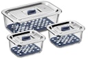 Vorschaubild WMF Frischhalte- und Serviersystem-Set 3-teilig Top Serve mit Abtropfgitte