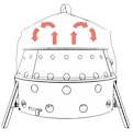 Vorschaubild Petromax Umluftkuppel für Atago / FT6 / FT9