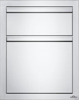 NAPOLEON Einbau-Schrank mit 1 gr. + 1 kl. Schublade (46 x 61 cm) (BI-1824-2DR)