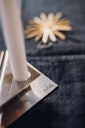Vorschaubild höfats Kerzenhalter-Set SQUARE CANDLE silber 4 Stück