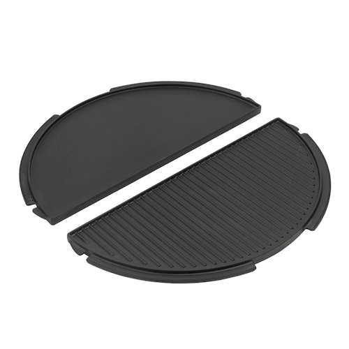 Big Green Egg Halbrunde Grillplatte aus Gusseisen für 2XLARGE | XLARGE