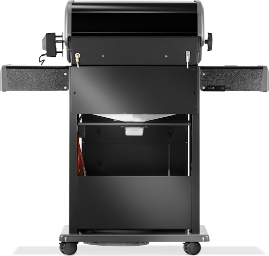 NAPOLEON Gasgrill Rogue 425 mit Heck- und Seitenbrenner, Schwarz, inkl. Drehspieß