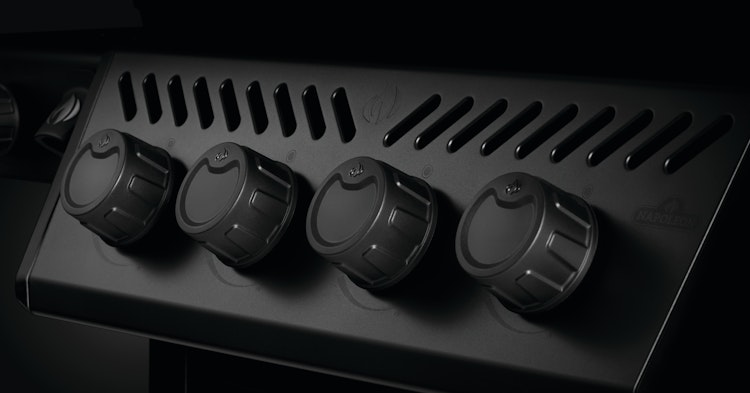 NAPOLEON Gasgrill PHANTOM FREESTYLE 425, mit Edelstahl Rosten und Tür, Satinschwarz