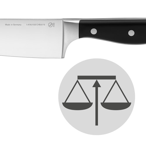 WMF Spitzenklasse Plus Flex Tec Messerblock bestückt 6-teilig