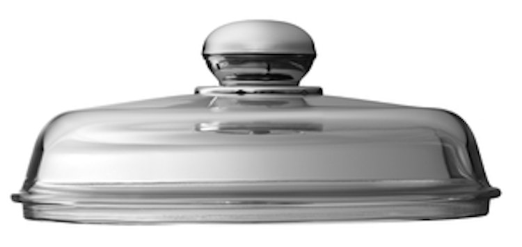 Silit Glasdeckel 24 cm mit Metallknauf