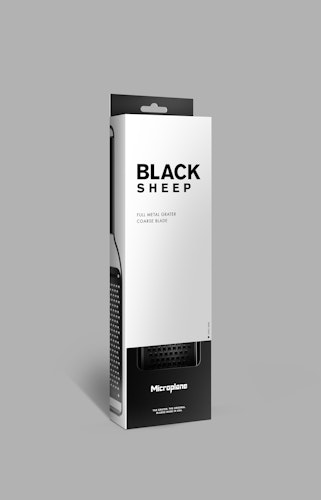 Microplane Reibe Grob BLACK SHEEP Black Steel