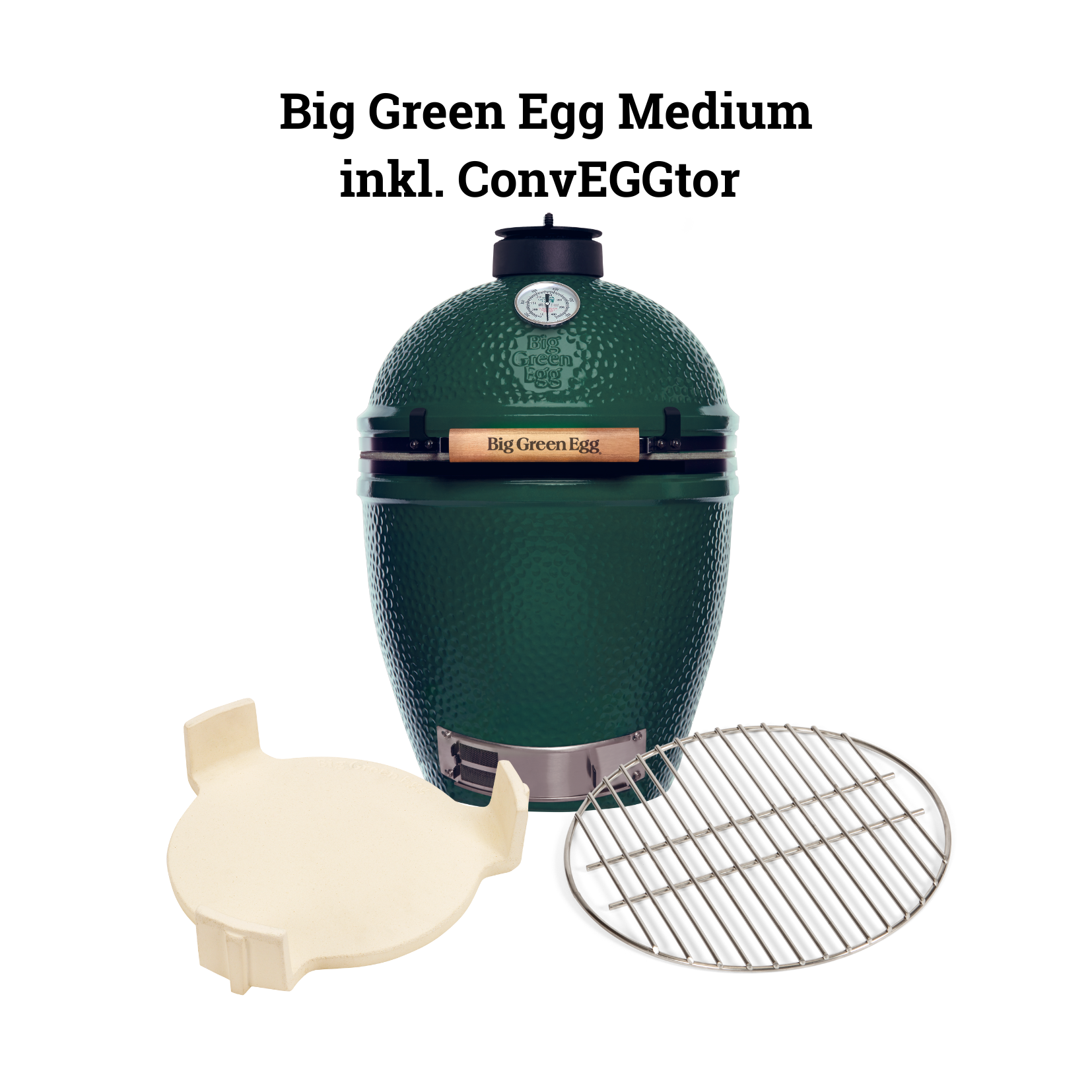 Big Green Egg Kamado Grill MEDIUM inkl. ConvEGGtor