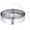 Vorschaubild WMF Dampfgareinsatz mit Griff und Untersetzer für Schnelltöpfe, 22 cm