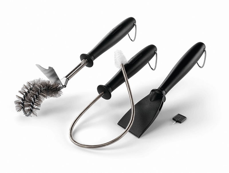 NAPOLEON 3teiliges Grillkammer-Reinigungsset mit Bürste und Schaber (62045)