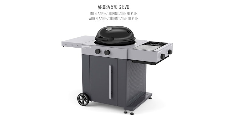 Outdoorchef Gaskugelgrill AROSA 570 G Evo Grey Steel Outdoorchef Gaskugelgrill AROSA 570 G Evo Grey Steel