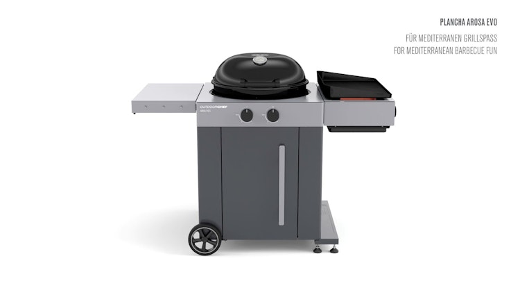 Outdoorchef Gaskugelgrill AROSA 570 G Evo Grey Steel Outdoorchef Gaskugelgrill AROSA 570 G Evo Grey Steel